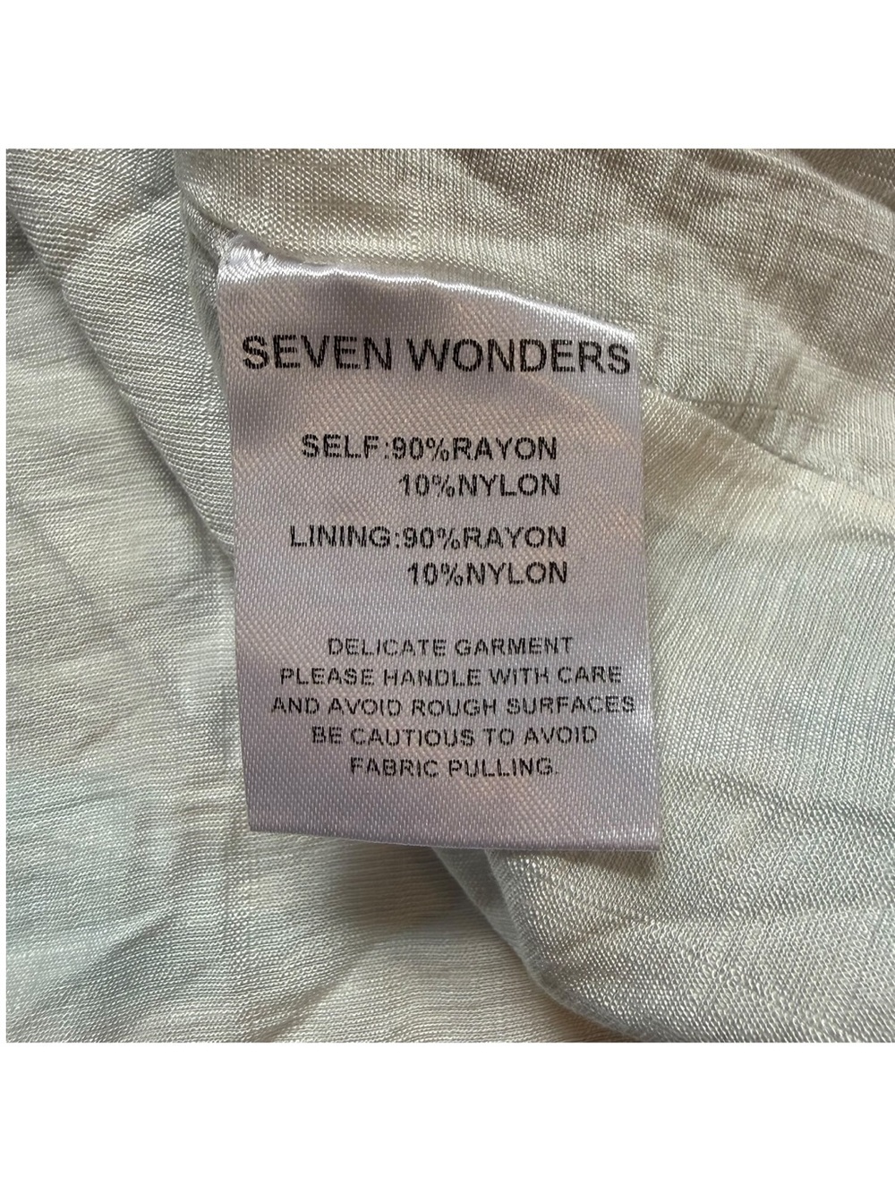Seven Wonders Isla Mini Dress Tropez Blue Size XS Cutout Back Vacation Resort - Picture 16 of 16